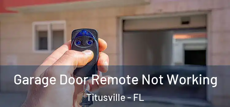  Garage Door Remote Not Working Titusville - FL